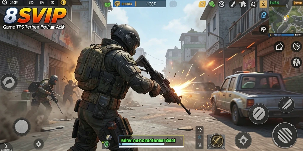 Screenshot gameplay TPS yang seru dari 8SVIP.