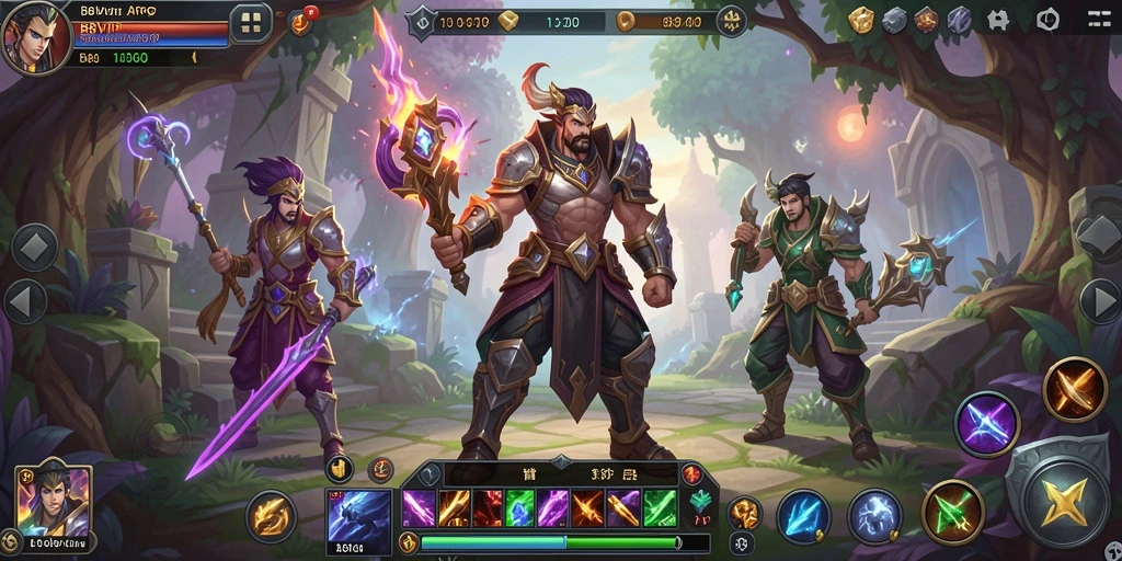Gameplay seru B8VIP yang menampilkan pertempuran ARPG.