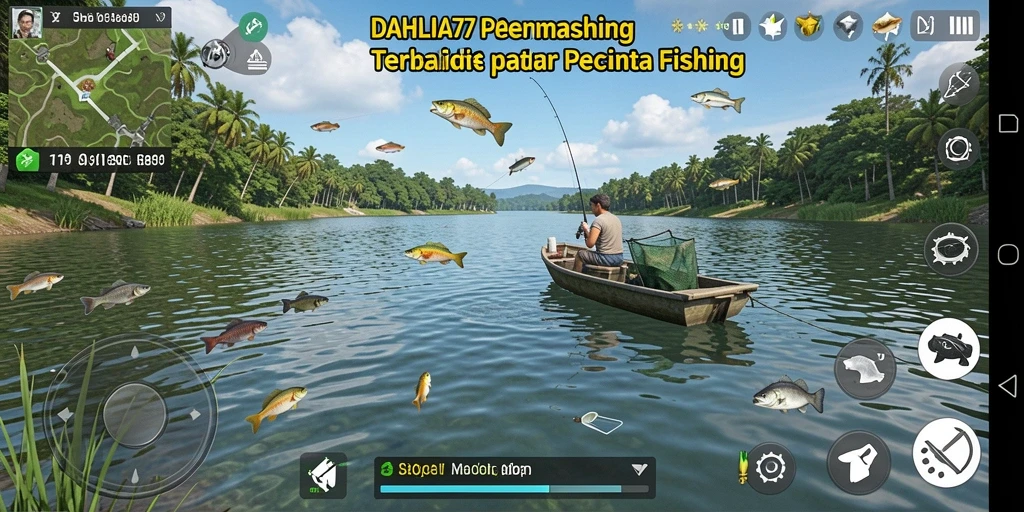 Tangkapan ikan besar dalam gameplay DAHLIA77 yang seru.
