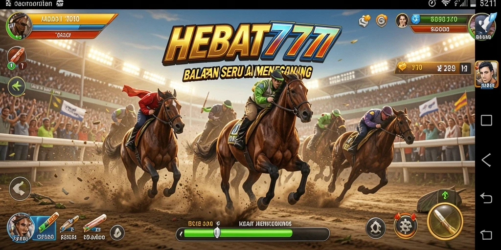 Gameplay seru di HEBAT777 dengan balapan yang mendebarkan.
