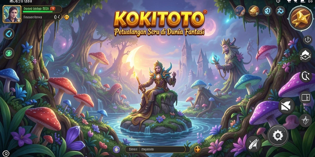 Tampilan gameplay KOKITOTO yang penuh dengan petualangan.