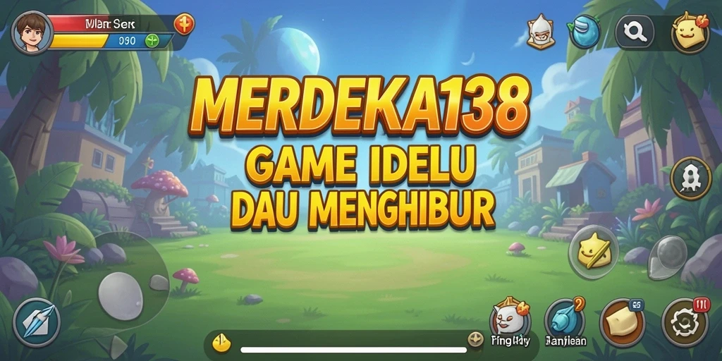 Tampilan gameplay MERDEKA138 yang menarik dan penuh warna.