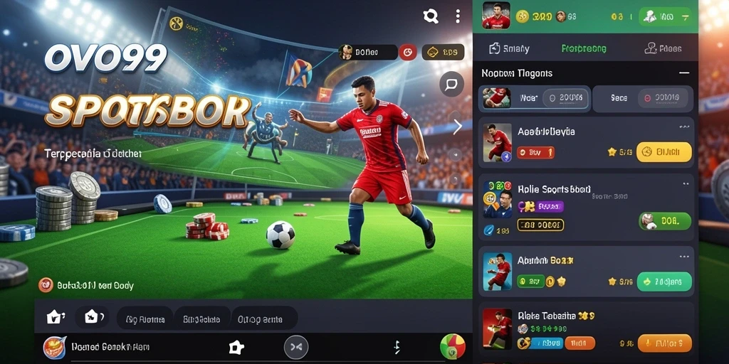 Tampilan menarik dari permainan taruhan olahraga OVO99.