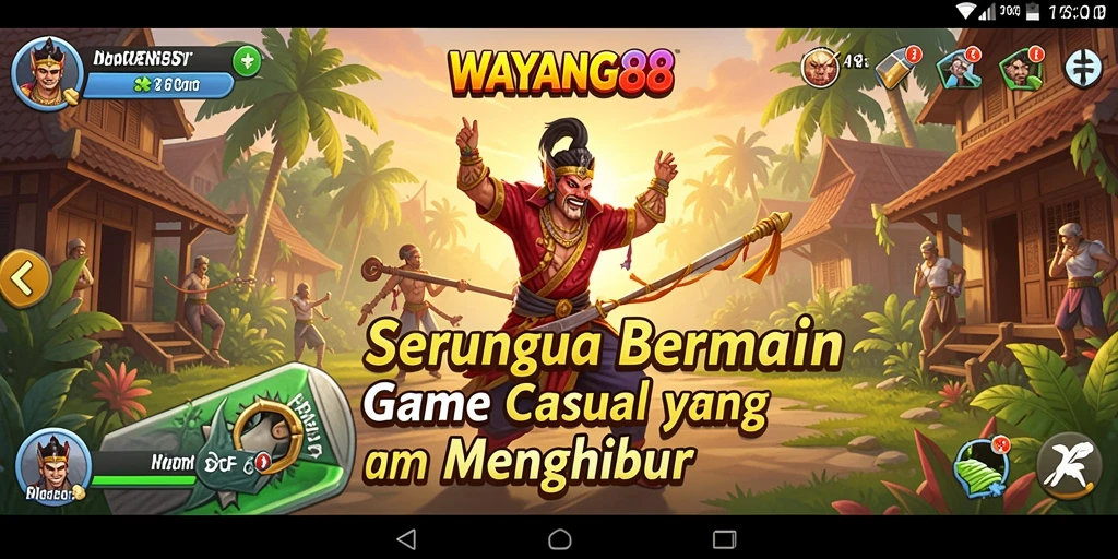 Tampilan gameplay <strong>WAYANG88</strong> yang penuh warna dan seru.